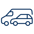 two cars