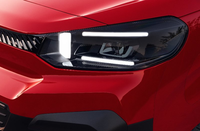 close-up of the headlights of a car