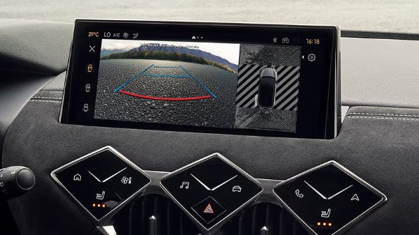 close up of the screen with safety features on it