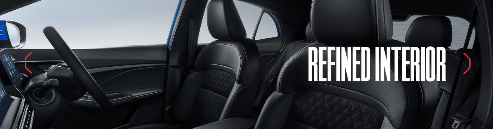 pan shot of the interior of the car