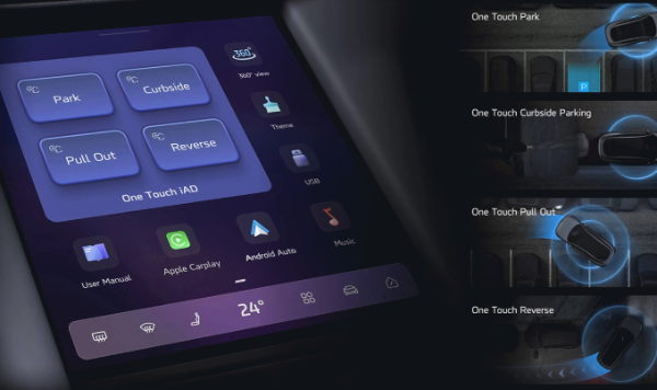 close up of the car dashboard