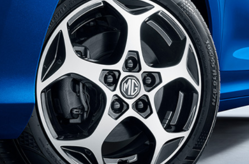close up of the wheel shot
