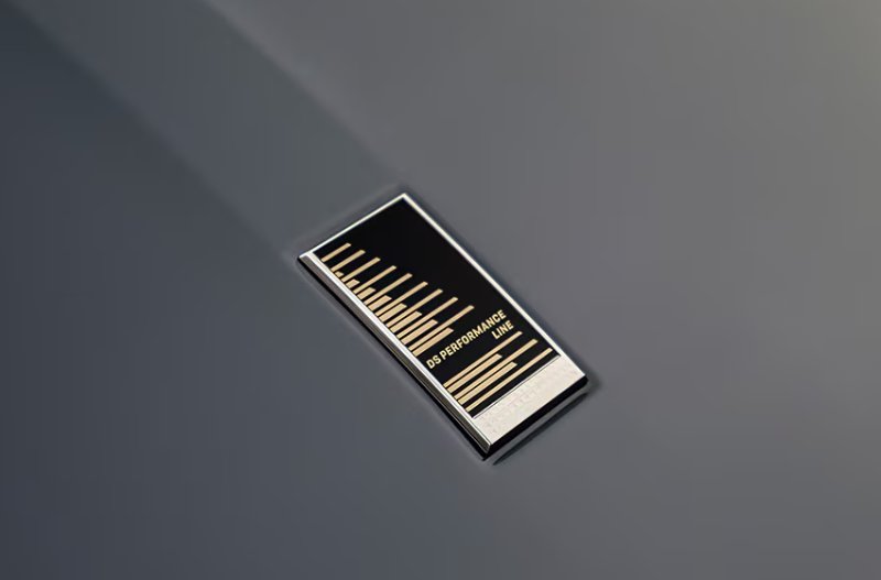 close up of the badge