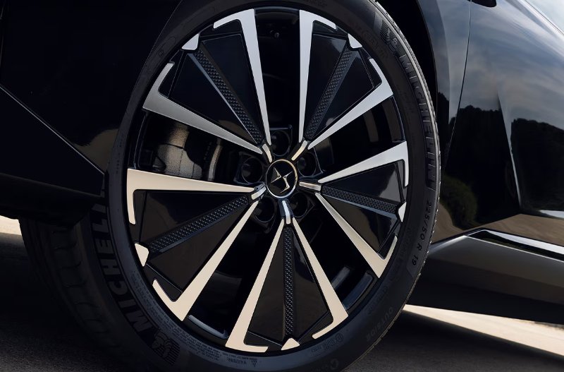 close up of the wheel of car