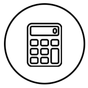 diagram of a calculator