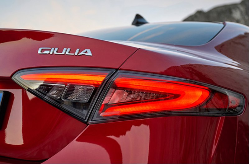 close up of the headlights