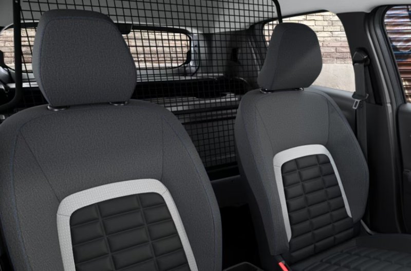shot of the seats in the back